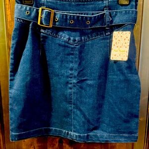 FREE PEOPLE denim skirt